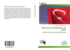 Bookcover of Ottoman Constitution of 1876