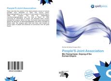 Portada del libro de People'S Joint Association