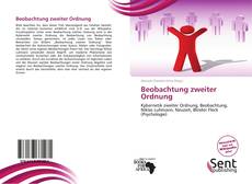 Portada del libro de Beobachtung zweiter Ordnung