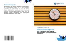 Capa do livro de Beobachtungsuhr 