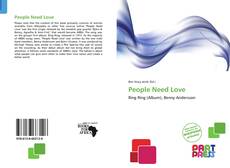 Copertina di People Need Love