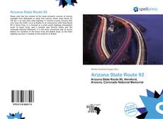 Bookcover of Arizona State Route 92