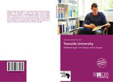 Capa do livro de Teesside University 