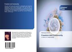 Copertina di Freedom and Community