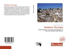 Capa do livro de Wallbach, Thuringia 