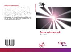 Portada del libro de Antennarius monodi