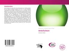 Buchcover von Anteilschein