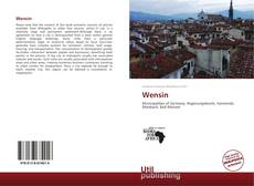 Portada del libro de Wensin