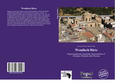 Portada del libro de Wendisch Rietz