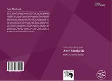 Portada del libro de Ante Marković