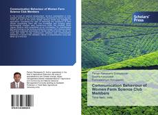 Buchcover von Communication Behaviour of Women Farm Science Club Members