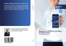 Adoption of IFRS and its effect on small states kitap kapağı