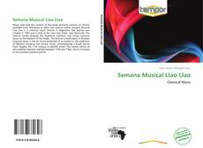 Portada del libro de Semana Musical Llao Llao