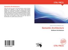 Bookcover of Semantic Architecture