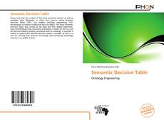 Copertina di Semantic Decision Table