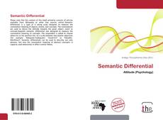 Couverture de Semantic Differential