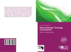 Bookcover of Roland Berger Strategy Consultants