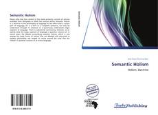 Capa do livro de Semantic Holism 