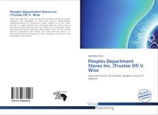 Bookcover of Peoples Department Stores Inc. (Trustee Of) V. Wise