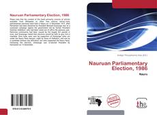 Couverture de Nauruan Parliamentary Election, 1986