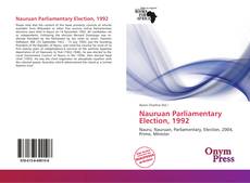 Bookcover of Nauruan Parliamentary Election, 1992