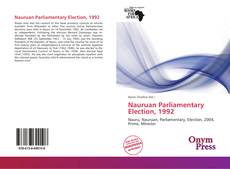 Portada del libro de Nauruan Parliamentary Election, 1992