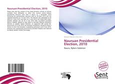 Portada del libro de Nauruan Presidential Election, 2010