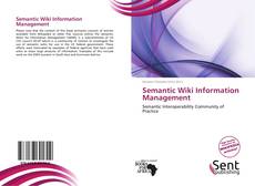 Couverture de Semantic Wiki Information Management