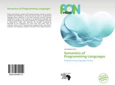 Portada del libro de Semantics of Programming Languages