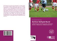 Bookcover of Berliner Ballspiel-Bund