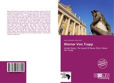 Capa do livro de Werner Von Trapp 