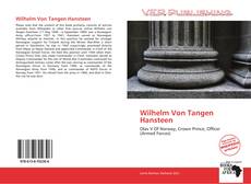 Capa do livro de Wilhelm Von Tangen Hansteen 