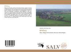 Capa do livro de Bříšťany 