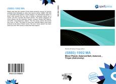 Buchcover von (5880) 1992 MA