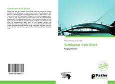 Capa do livro de Sembanar Koil Block 