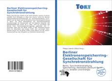 Capa do livro de Berliner Elektronenspeicherring-Gesellschaft für Synchrotronstrahlung 