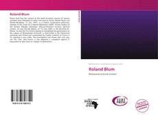 Buchcover von Roland Blum