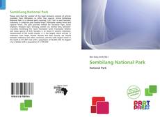Capa do livro de Sembilang National Park 