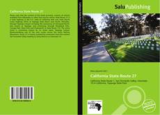 Bookcover of California State Route 27