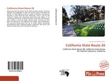 Bookcover of California State Route 26