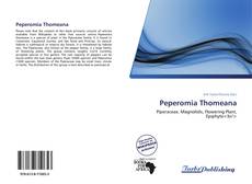 Capa do livro de Peperomia Thomeana 