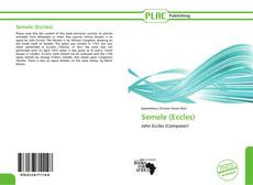 Capa do livro de Semele (Eccles) 