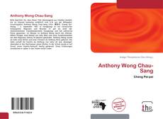 Anthony Wong Chau-Sang kitap kapağı