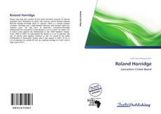 Capa do livro de Roland Horridge 