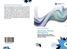 Bookcover of Sporniak, Gmina Konopnica