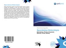 Bookcover of Sporobolus Heterolepis