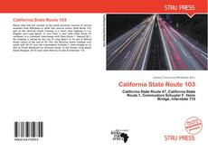 Bookcover of California State Route 103