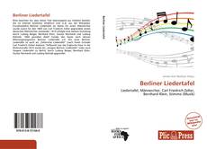 Capa do livro de Berliner Liedertafel 