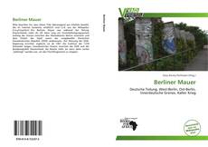 Bookcover of Berliner Mauer