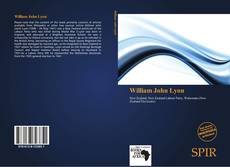 Portada del libro de William John Lyon